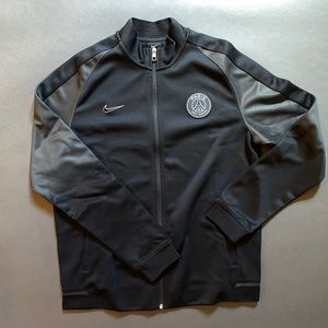 Nike Paris Saint-Germain PSG Track Jacket - Black/Silver